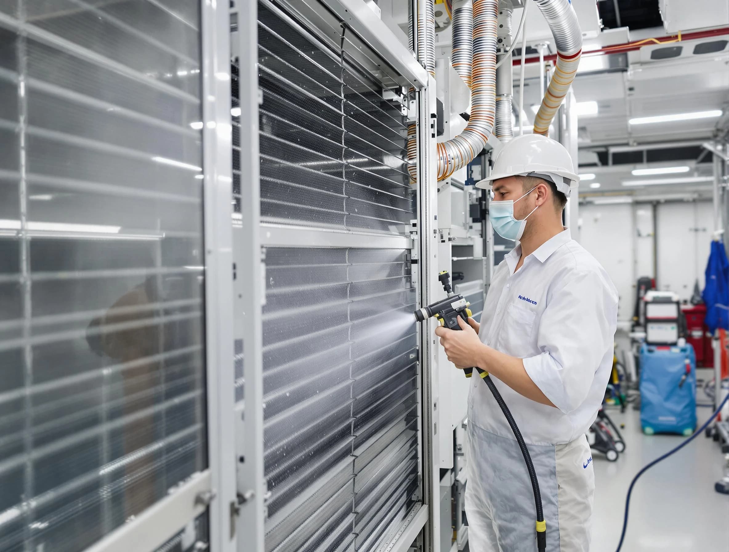 Professional AC coil cleaning by Evergreen Air Duct Cleaning in Evergreen