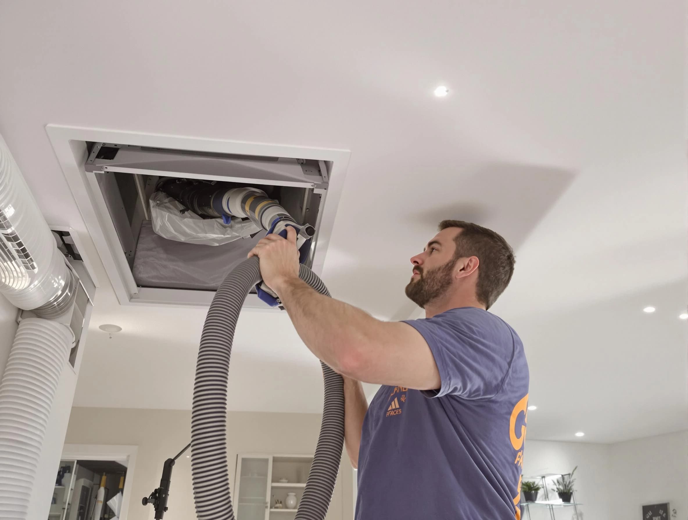 Precision indoor duct cleaning by Evergreen Air Duct Cleaning in Evergreen