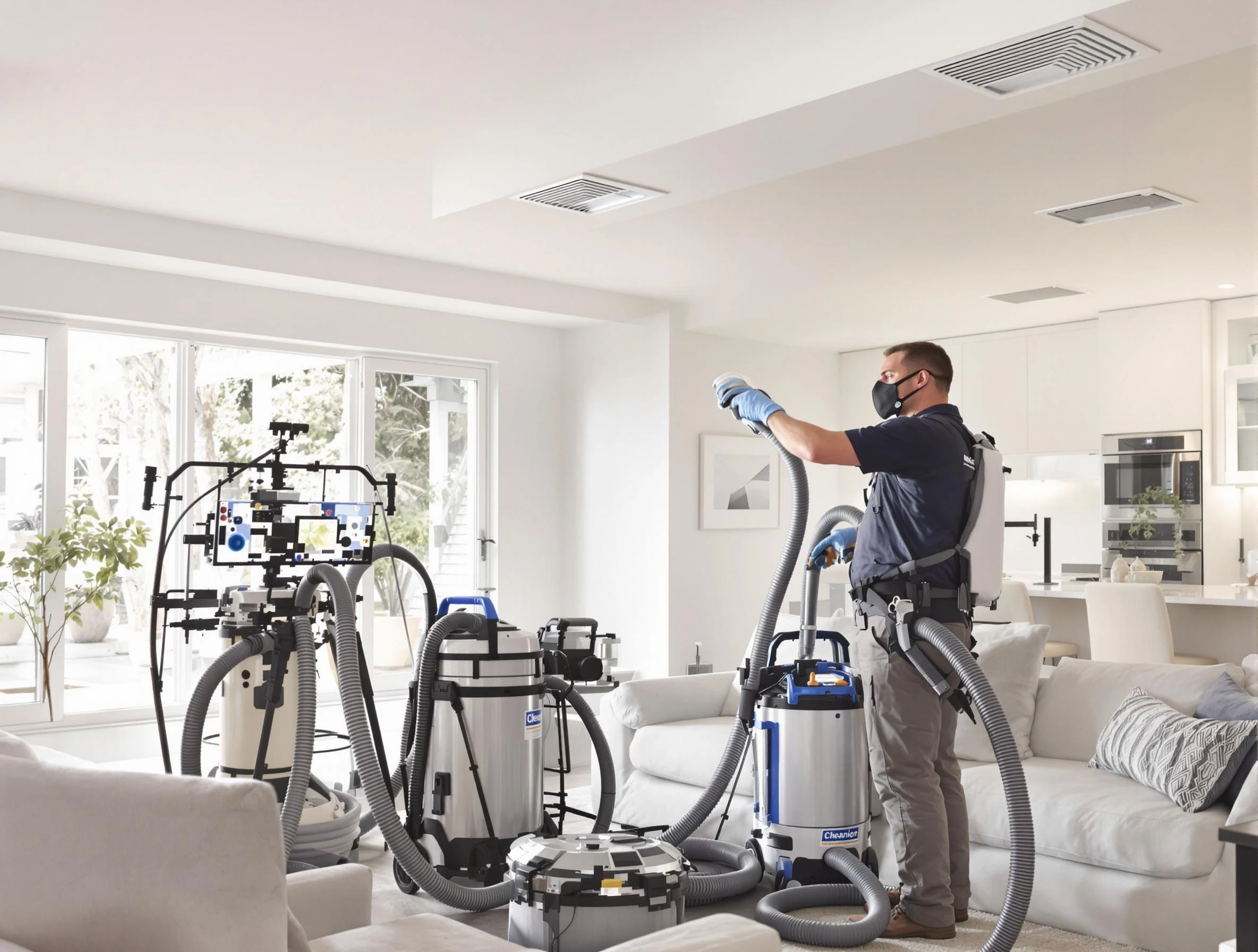 Professional AC duct cleaning by Evergreen Air Duct Cleaning in Evergreen