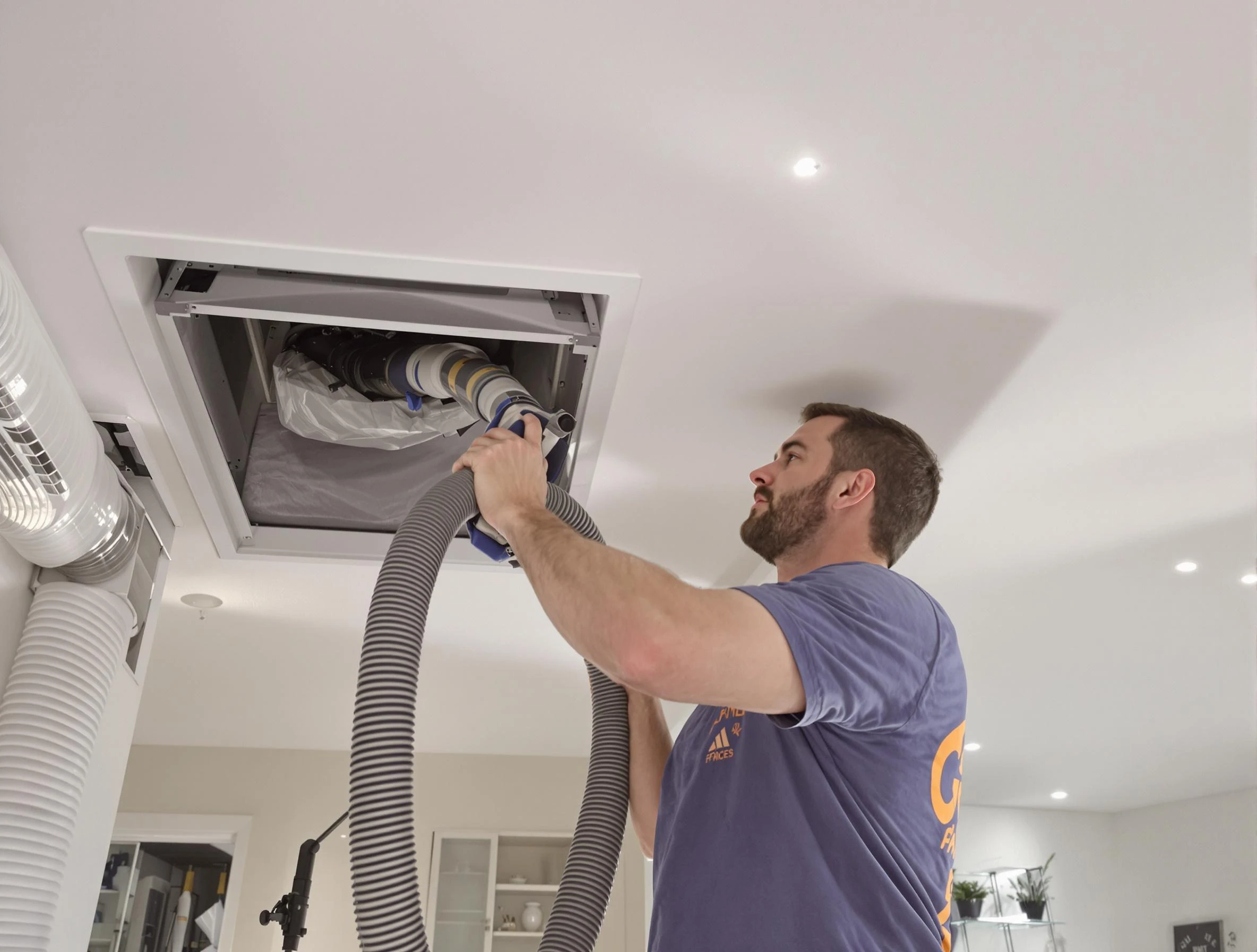 Precision indoor duct cleaning by Evergreen Air Duct Cleaning in Evergreen