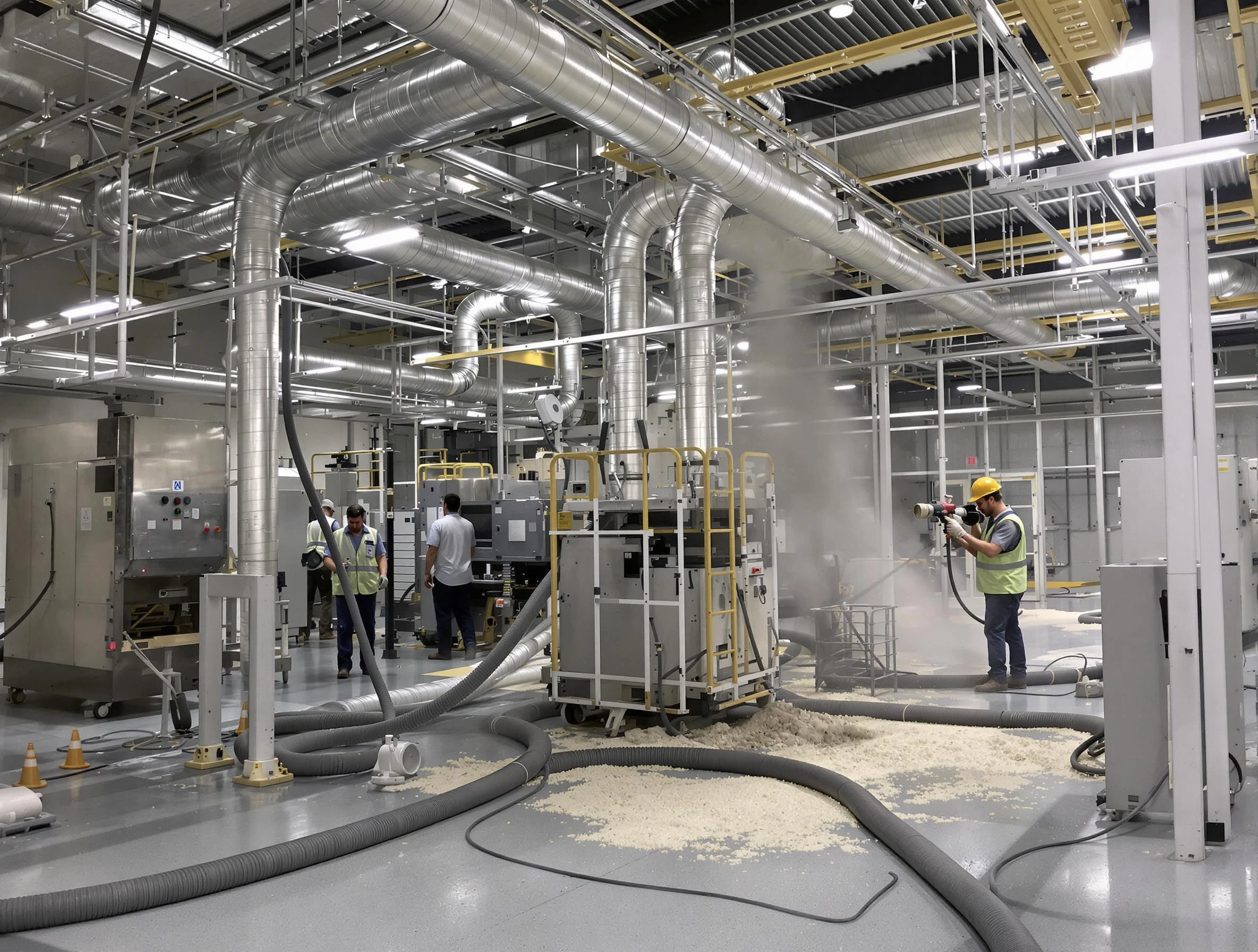 Heavy-duty industrial duct cleaning by Evergreen Air Duct Cleaning in Evergreen